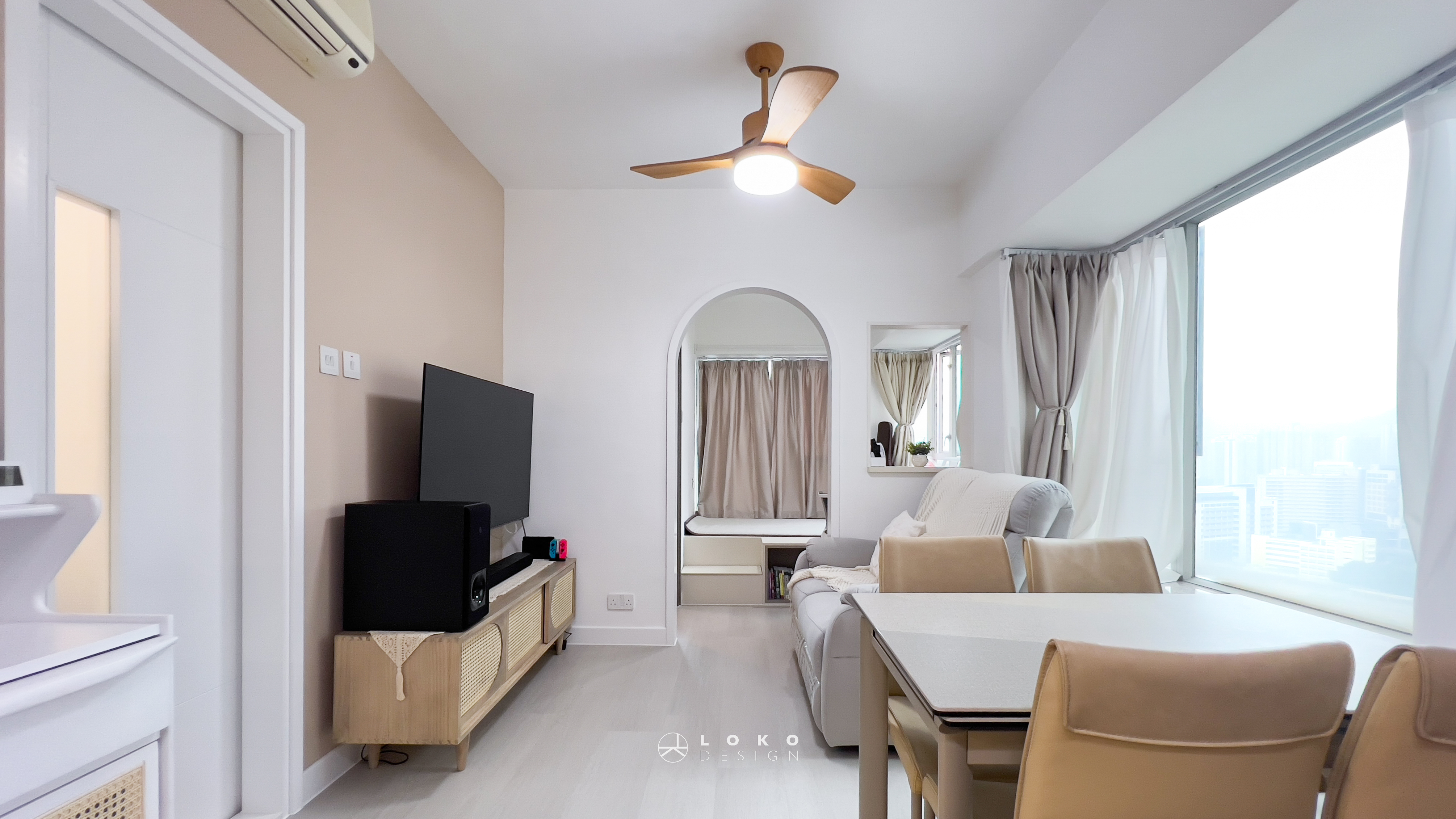 Parkland Villas｜疊茵庭｜裝修案例分享｜波希米亞風小坪數家居設計｜LOKO DESIGN