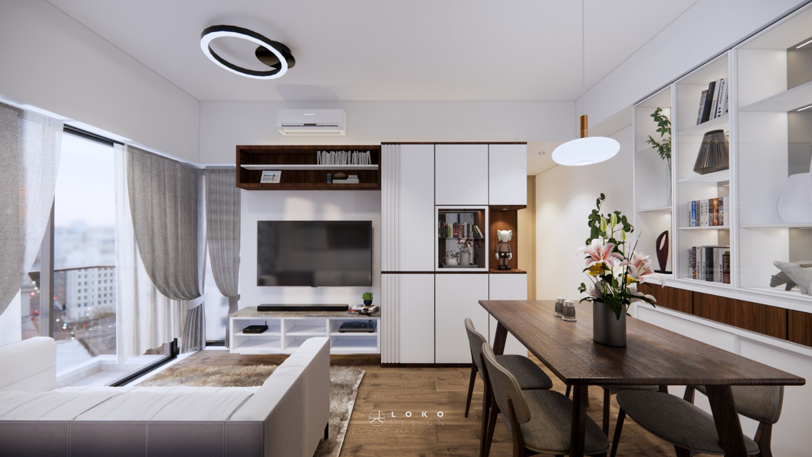 The Oakridge｜星灣峰｜裝修案例分享｜現代小坪數家居設計｜LOKO DESIGN